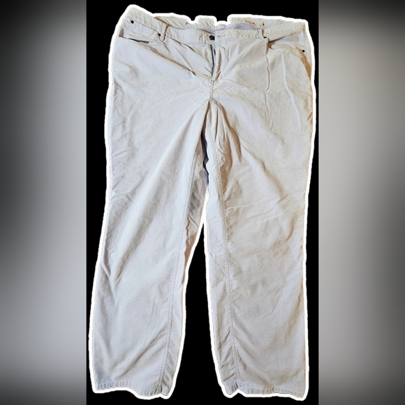 Talbots Pants - Talbots Baby Blue Velvet Pants Size 22